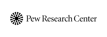 Pew Research Center logo for digital solution analytics and content publishing platform.