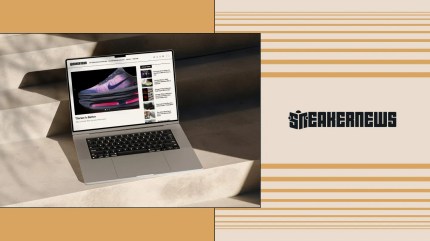 Sneaker News homepage displayed on a laptop, featuring a Nike product spotlight and trending sneaker articles. Highlights how Sneaker News uses WordPress VIP to scale editorial content, enhance performance, and deliver a fast, stylish digital experience for sneaker enthusiasts.