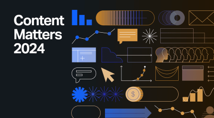 An illustrated banner with the text "Content Matters 2024".