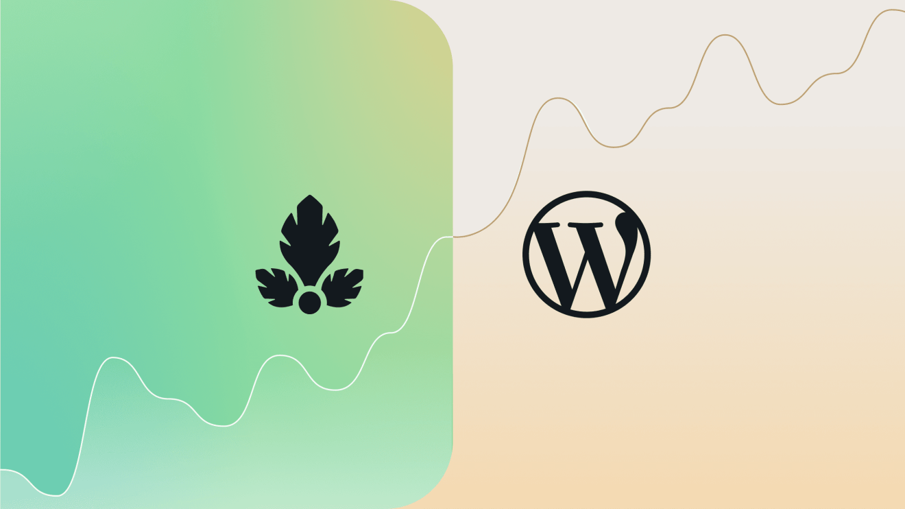 Parse.ly logo and WordPress logo representing digital solution integration for editorial workflow or content management.