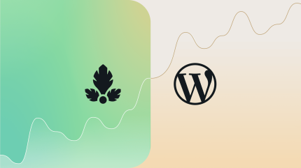 Parse.ly logo and WordPress logo representing digital solution integration for editorial workflow or content management.