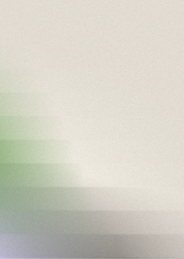 Subtle gradient with soft green, gray, and purple horizontal bands fading on a light background.