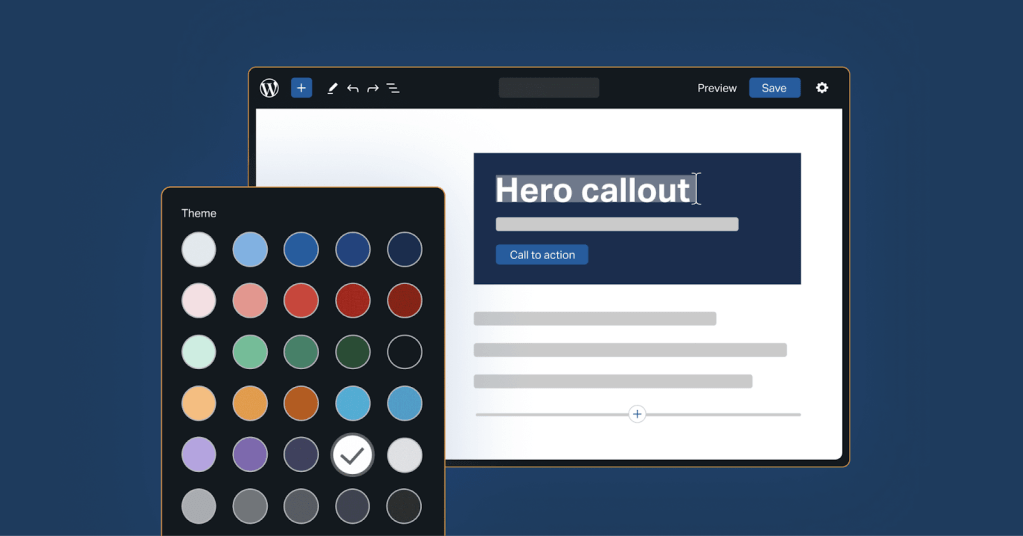 Graphics showcasing CivicPress color pallette showcasing customizability