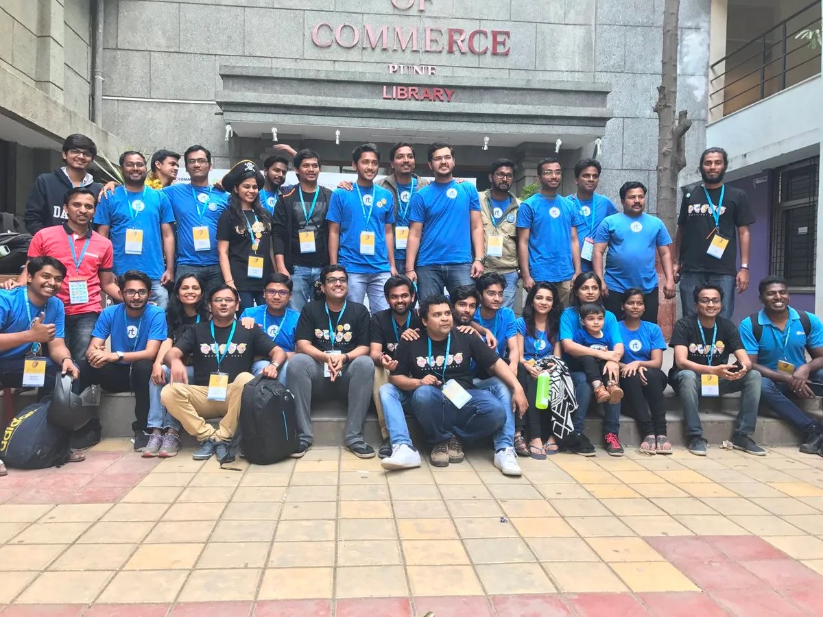 Some rtCampers at WordCamp Pune 2017