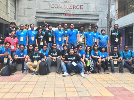 Some rtCampers at WordCamp Pune 2017