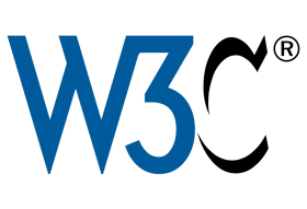 W3C logo representing digital solution standards for content integration and publishing governance.